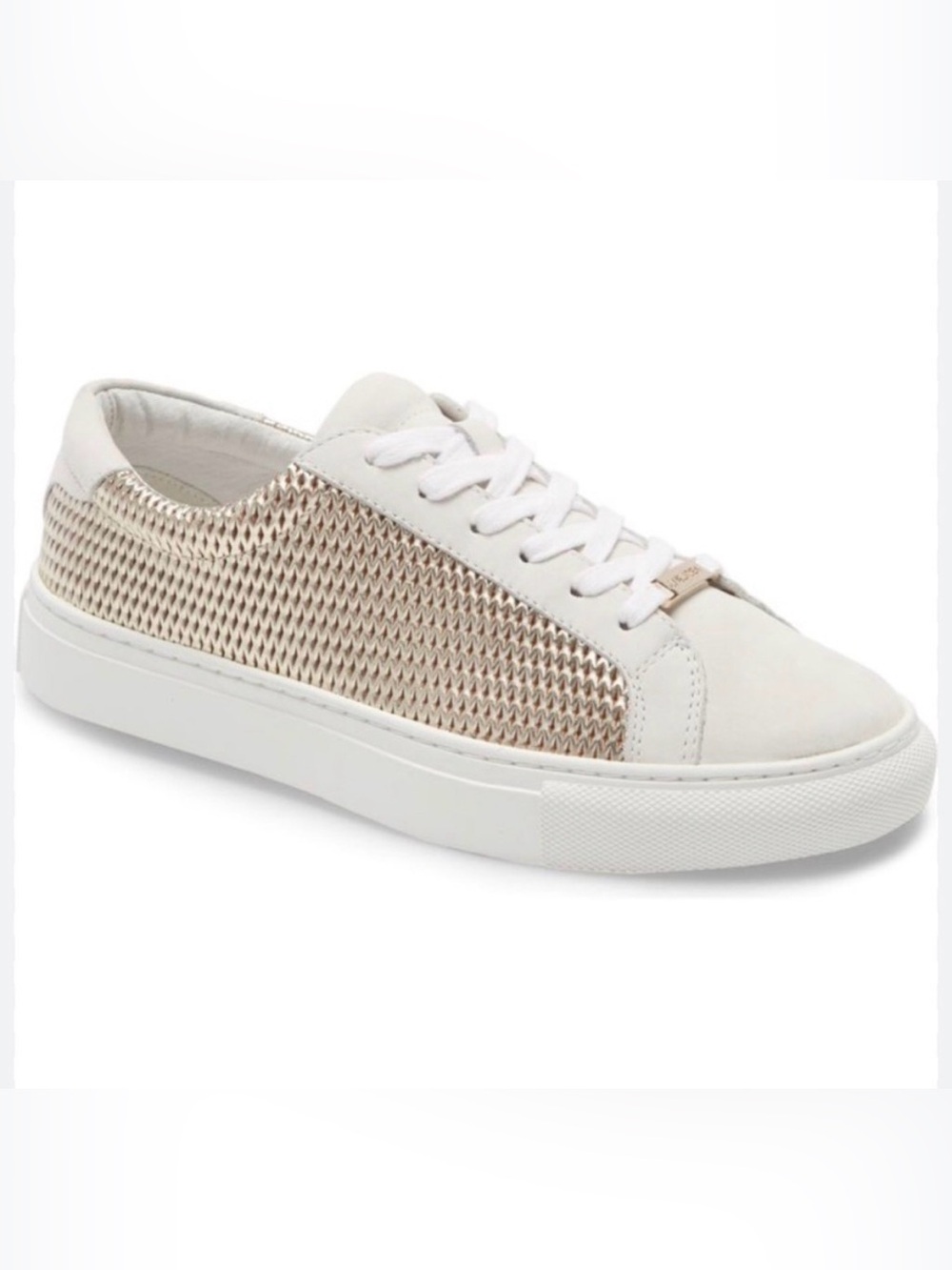 J Slides Lacee Laser Metallic Sneaker Women’s Size 10